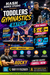 Hash Aerobics & Dance Studio-Toddlers Gymnastics Classes