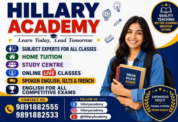Hillary Academy-Expert Tuition and Language Learning Classes