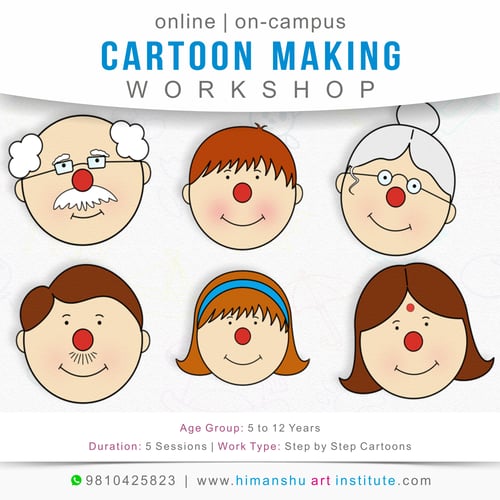 Himanshu Art Institute-Cartoon Making Workshop