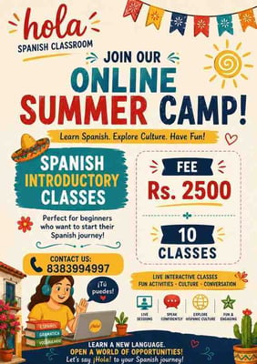 Hola Spanish Classroom-Online Summer Camp 2026