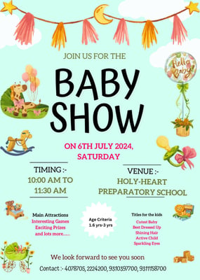 Holy Heart School-Baby show