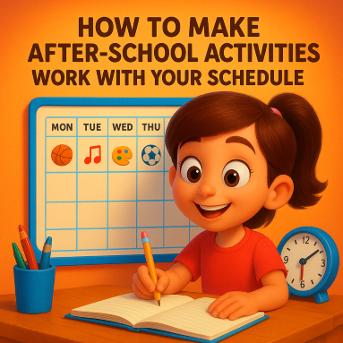 How to Make After-School Activities Work With Your Schedule