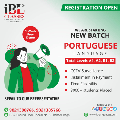 IB LANGUAGE CLASSES PVT. LTD - PORTUGUESE LANGUAGE CLASSES