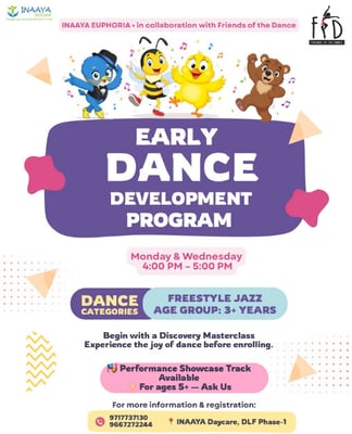 INAAYA DAYCARE-Early Dance Development Program