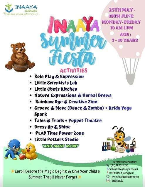 INAAYA DAYCARE-Summer Fiesta 2026