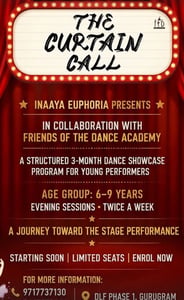 INAAYA DAYCARE-The Curtain Call Dance Showcase Program for Kids