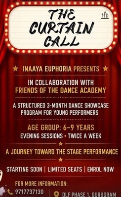 INAAYA DAYCARE-The Curtain Call Dance Showcase Program for Kids