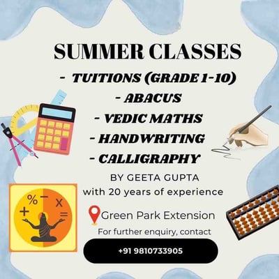 Icmas-Summer Classes for Kids