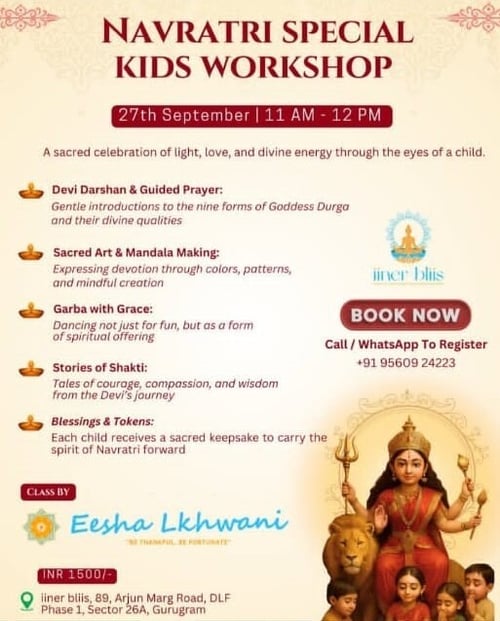 Iiner Bliis - Navratri Special Kids Workshop