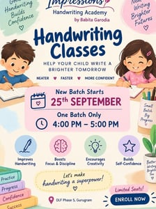 Impressions Handwriting Academy-Handwriting Classes for Kids