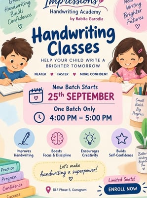 Impressions Handwriting Academy-Handwriting Classes for Kids