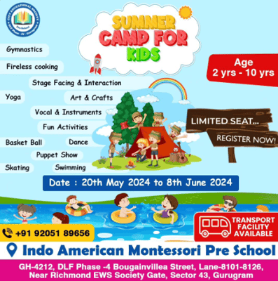 Indo America Institute-Summer Camp for kids