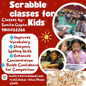 Inner Creative Mind-Scrabble Classes for Kids