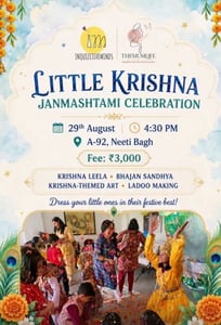 Inquizitive Minds-Little Krishna Janmashtami Celebration for Kids