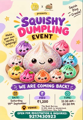 Inquizitive Minds-Squishy Dumpling Making Workshop