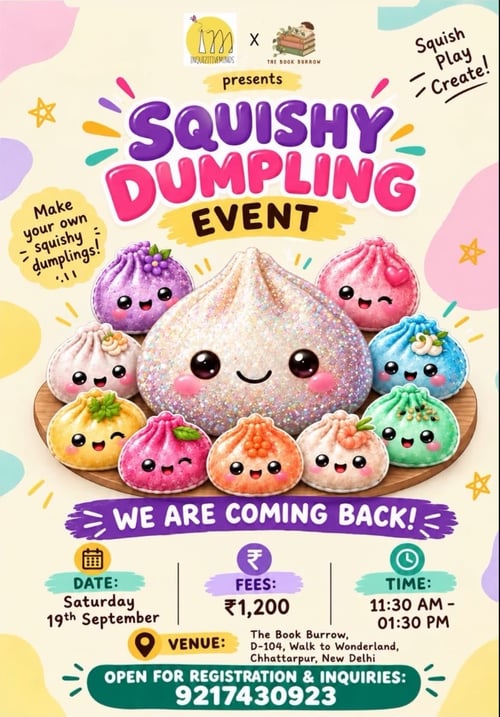 Inquizitive Minds-Squishy Dumpling Making Workshop