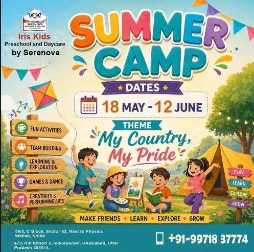 Iris kids pre school and Daycare by serenova-Summer Camp 2026