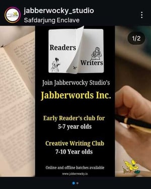 Jabberwocky Studio  -  Readers and Writers Club For Kids
