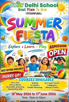 Junior Delhi school-Summer Fiesta 2026-(pitampura)