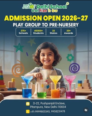 Junior Delhi school-Admissions Open 2026-27