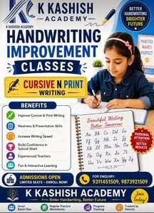 K KASHISH ACADEMY-Handwriting Improvement Classes