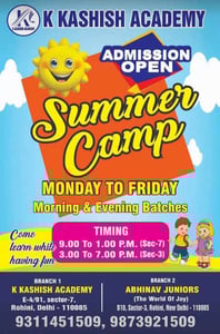 K KASHISH ACADEMY-Summer Camp 2026