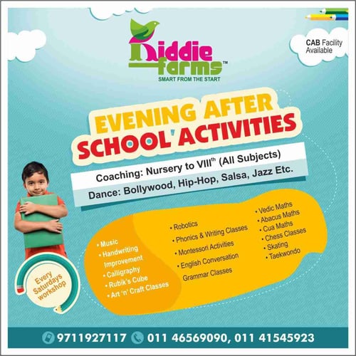 KIDDIE FARMS SCHOOL-After School Classes and Activities for Kids