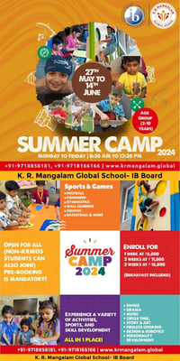 KR Mangalam Summer Camp 2024