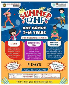 KR Mangalam World School-Summer Camp 2026