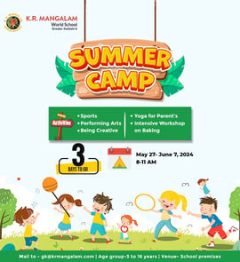 KR Mangalam World School-Summer Camp