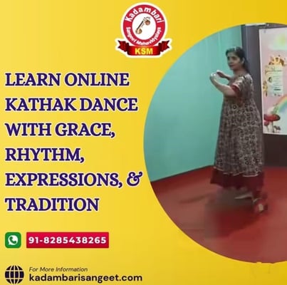 Kadambari Sangeet Mahavidyalaya  -  Online Kathak Dance Classes