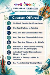 Kalaaakar Foundation-Fine Arts Painting and Craft Courses