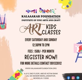 Kalaaakar Foundation-Art Kids Classes