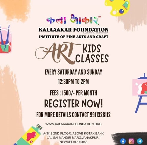 Kalaaakar Foundation-Art Kids Classes