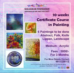 KALAAAKAR FOUNDATION : Certificate Course in Painting
