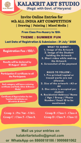 Kalakrit Art Studio  -   9th All India Art Competition