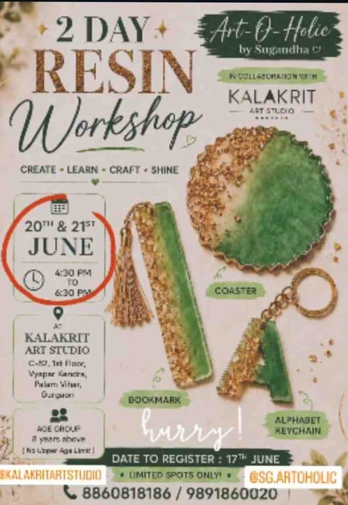 Kalakrit Art Studio-Resin Art Workshop