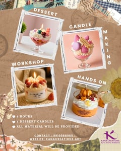 Kana Creations-Dessert Candle Making Workshop