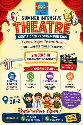 Kiddies English Express-Summer Intensive Theatre Program for Kids