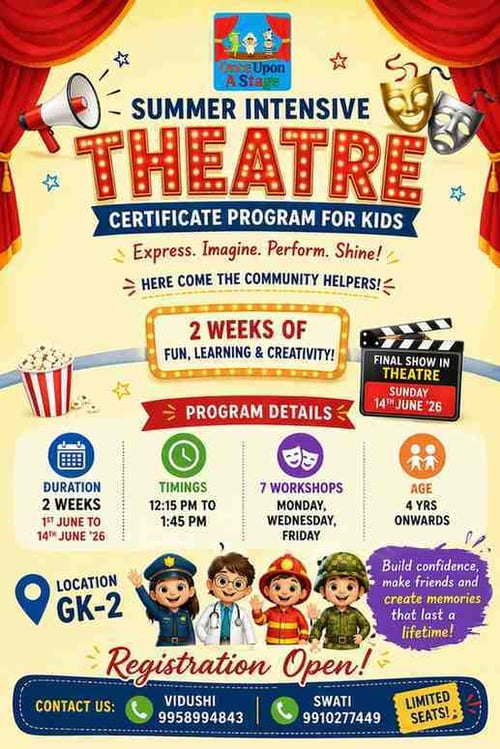 Kiddies English Express-Summer Intensive Theatre Program for Kids