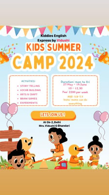 Kiddies English Express-Summer camp 2024