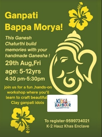 Kids Harbour  -  Ganpati Bappa Workshop
