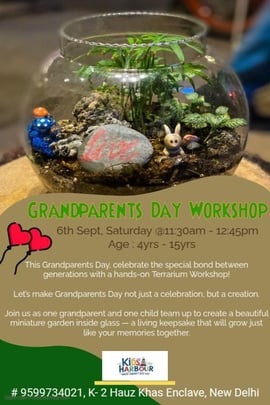 Kids Harbour - Grandparents Day Workshop For Kids