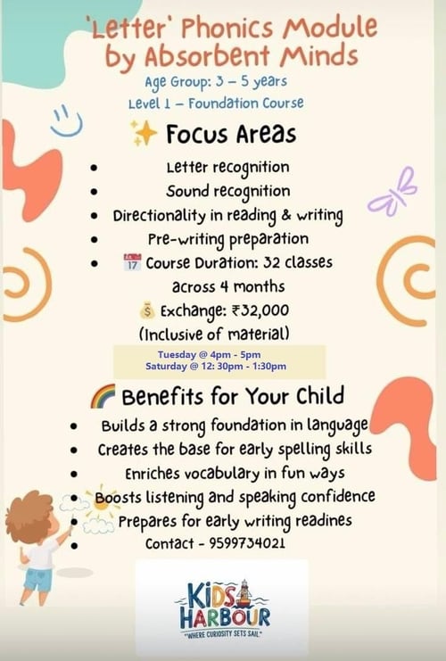 Kids Harbour - Phonics Foundation Course