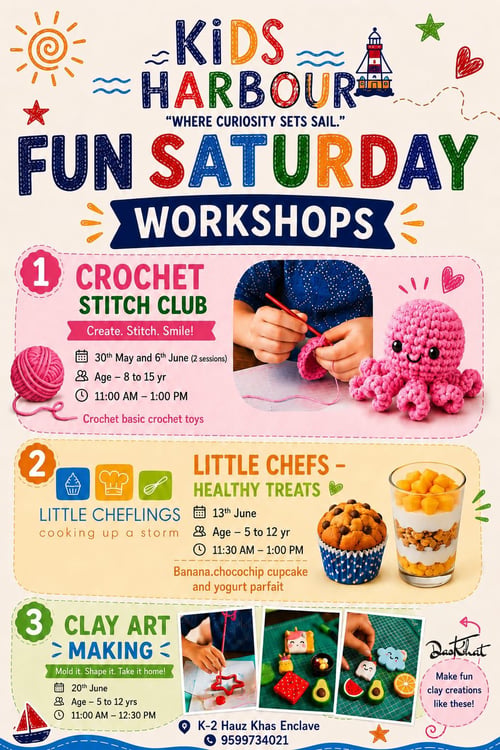 Kids Harbour-Fun Saturday Workshops