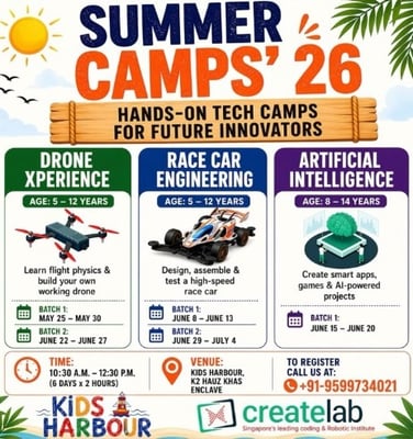 Kids Harbour-Future Innovators Tech Camp 2026