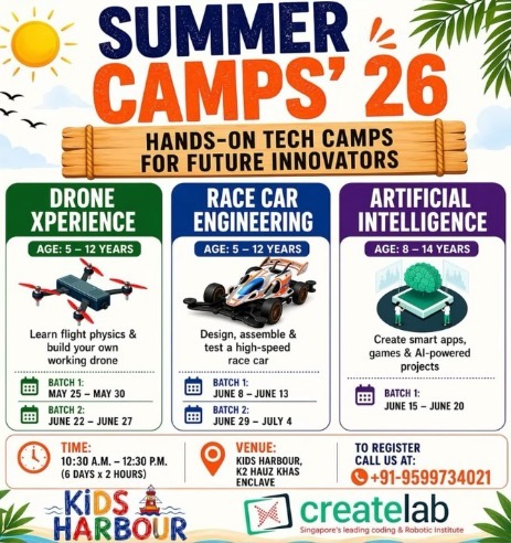 Kids Harbour-Future Innovators Tech Camp 2026