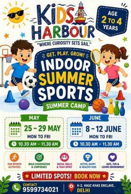 Kids Harbour-Indoor Summer Sports Summer Camp