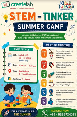 Kids Harbour-STEM Tinker Summer Camp 2026