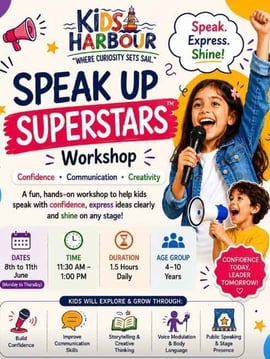 Kids Harbour-Speak Up Superstars Workshop